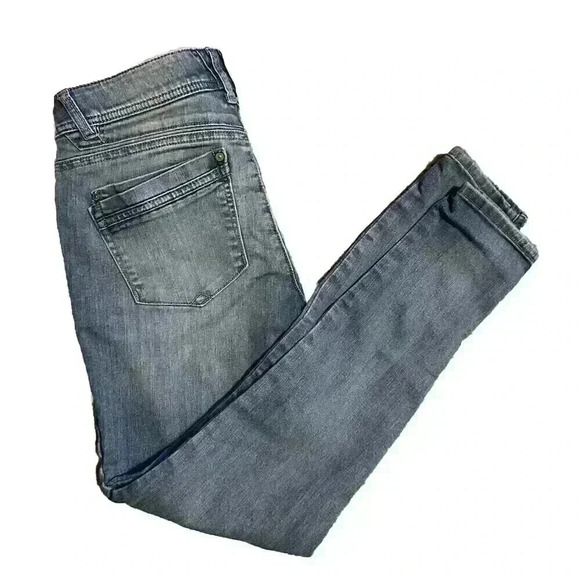 Democracy AB Technology Jeans Womens 6 Blue Light Wash Skinny Stretch Waist - Picture 7 of 8